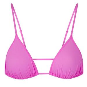 Skims Micro Cording String Triangle Bra - Neon Orchid 3X